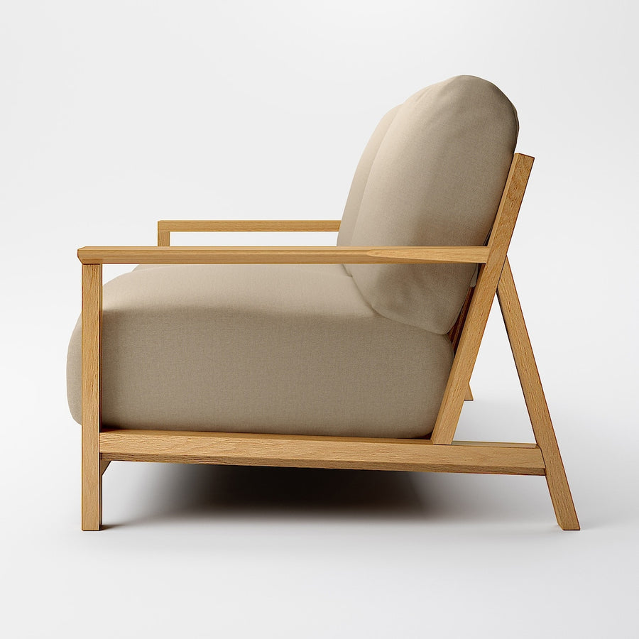 Cotton canvas cover for Sofa Wooden frame