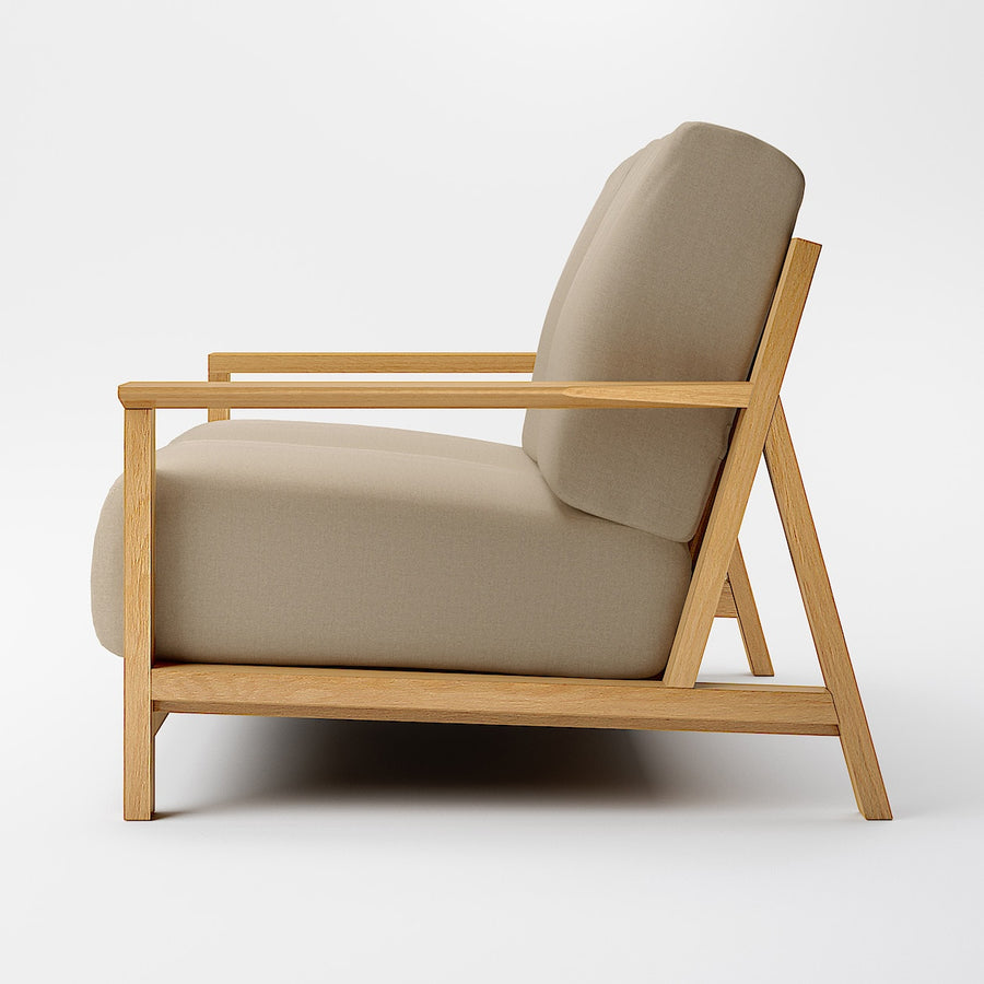 Cotton canvas cover for Sofa Wooden frame