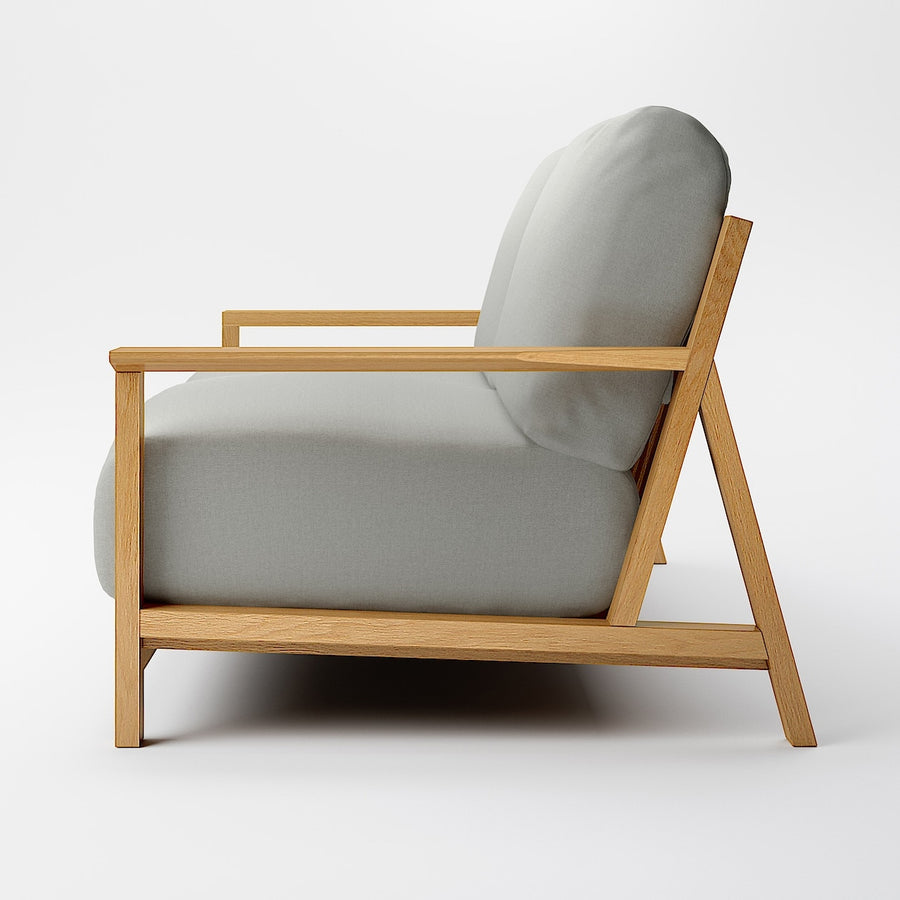 Cotton canvas cover for Sofa Wooden frame