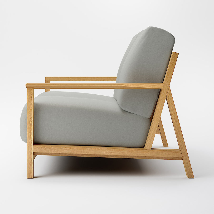 Cotton canvas cover for Sofa Wooden frame