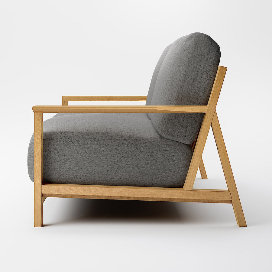 Cotton canvas cover for Sofa Wooden frame