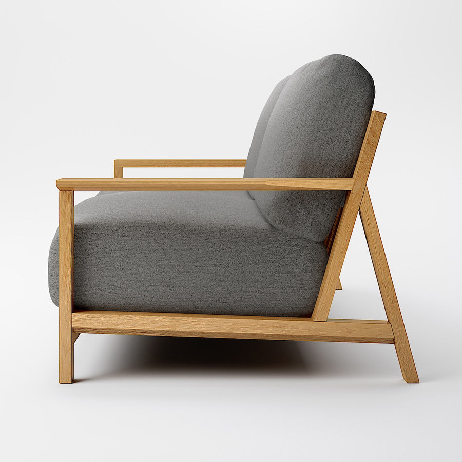 Cotton canvas cover for Sofa Wooden frame