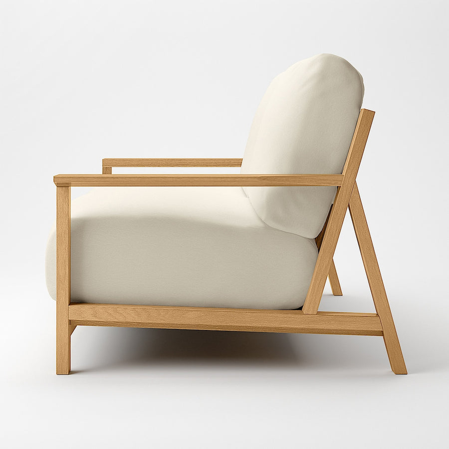 Cotton canvas cover for Sofa Wooden frame