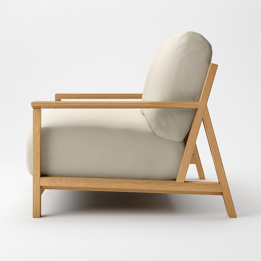 Cotton canvas cover for Sofa Wooden frame