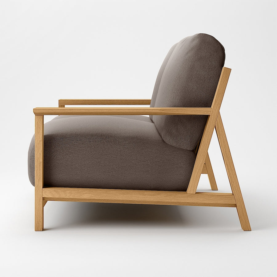 Cotton canvas cover for Sofa Wooden frame