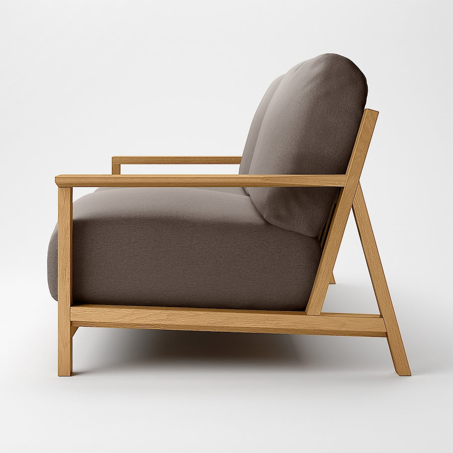 Cotton canvas cover for Sofa Wooden frame