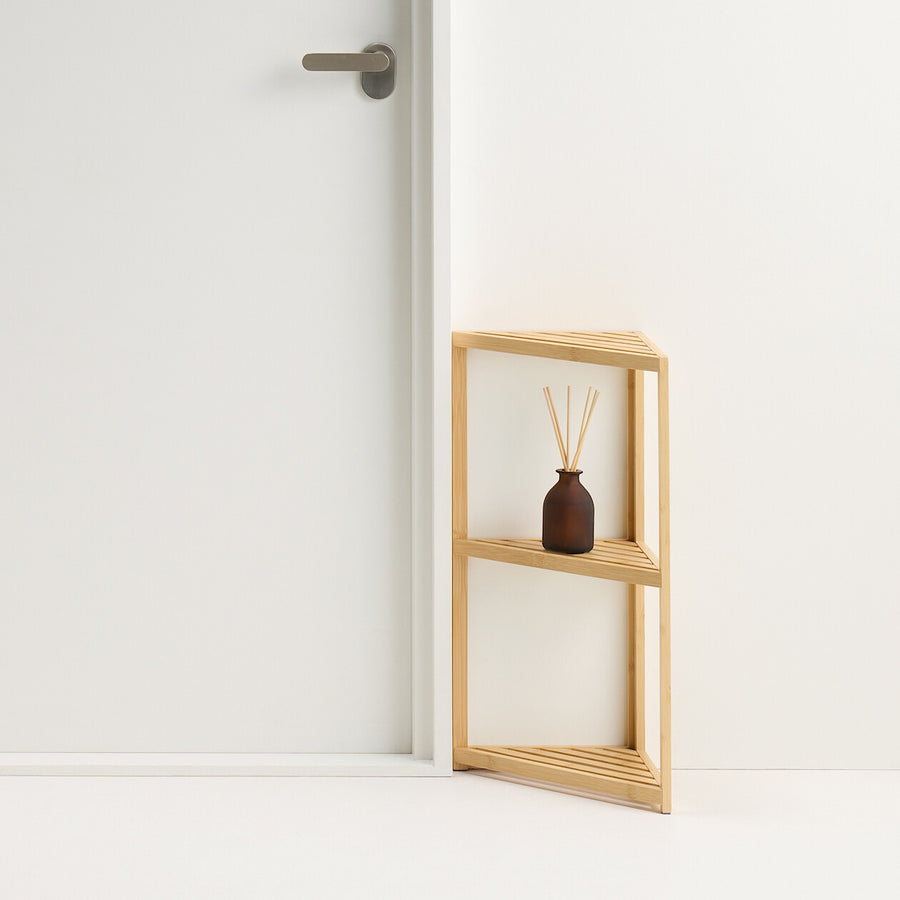 Buy MUJI Bamboo Corner Rack - 3 Tiers