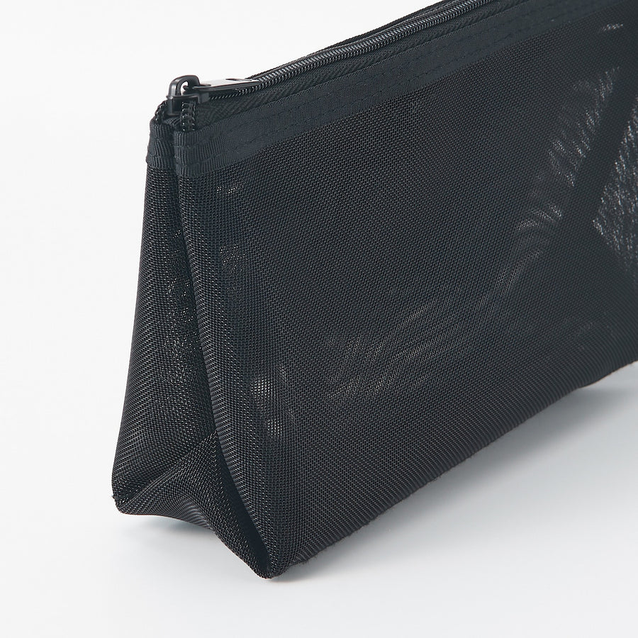 Buy MUJI Nylon Mesh Pencil Case With Gusset Deep