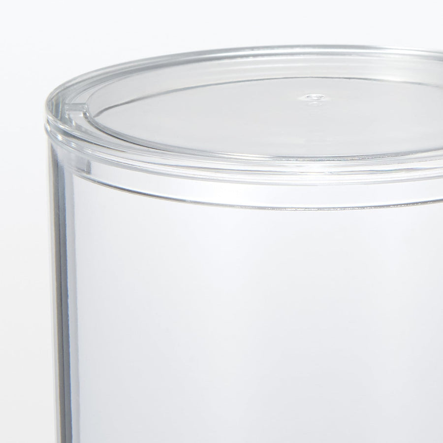 Acrylic Cylindrical Case with Lid - MUJI Australia