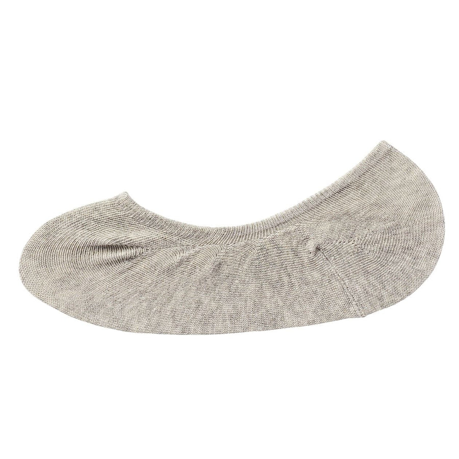 Non-Slip Wide Fit Cotton Blend No-Show Socks - MUJI Australia