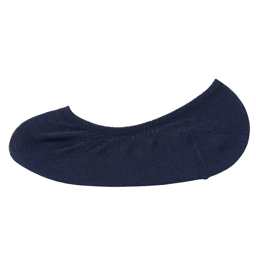 Non-Slip Wide Fit Cotton Blend No-Show Socks - MUJI Australia