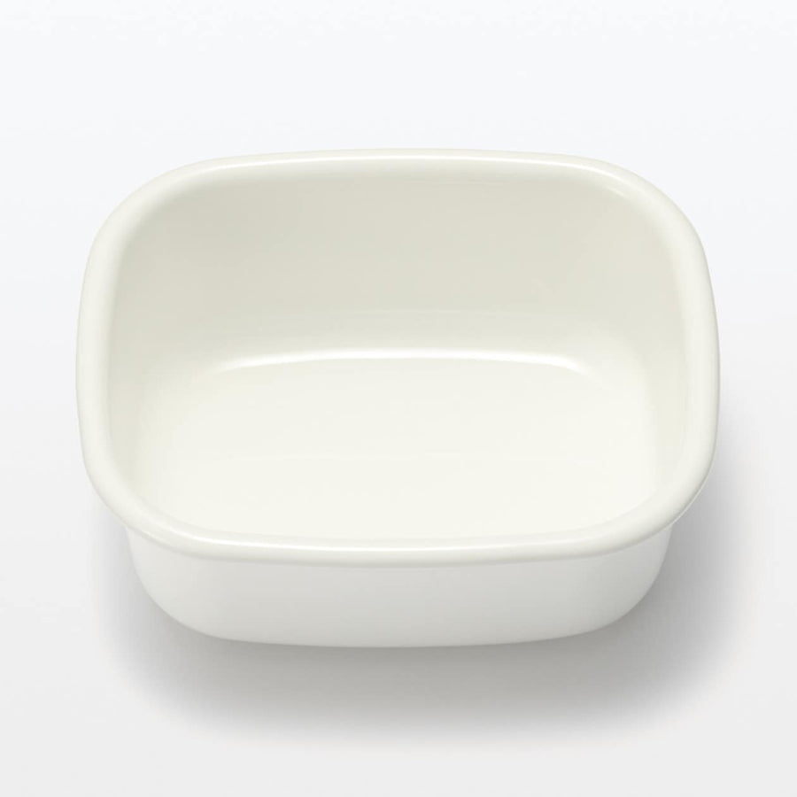 Enamel Storage Container (Lid sold separately) - MUJI Australia