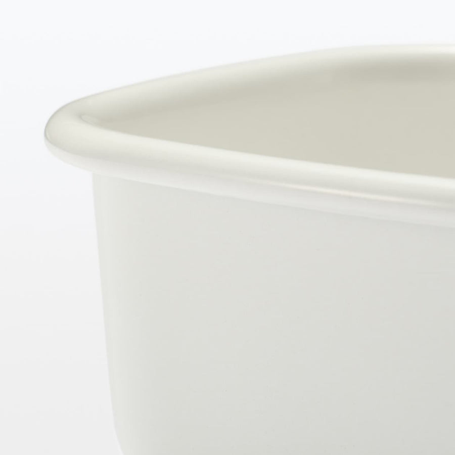 Enamel Storage Container (Lid sold separately) - MUJI Australia