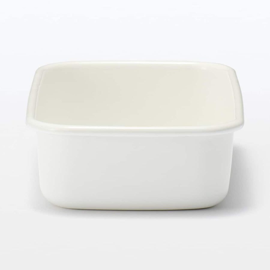 Enamel Storage Container (Lid sold separately) - MUJI Australia