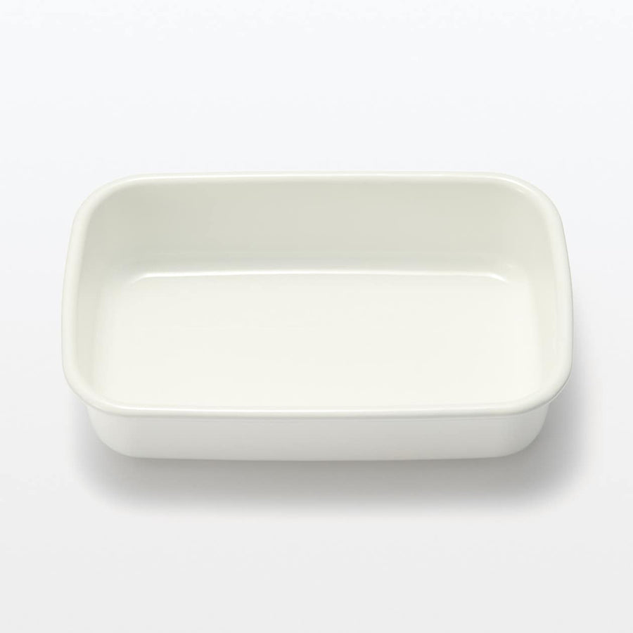 Enamel Storage Container (Lid sold separately) - MUJI Australia