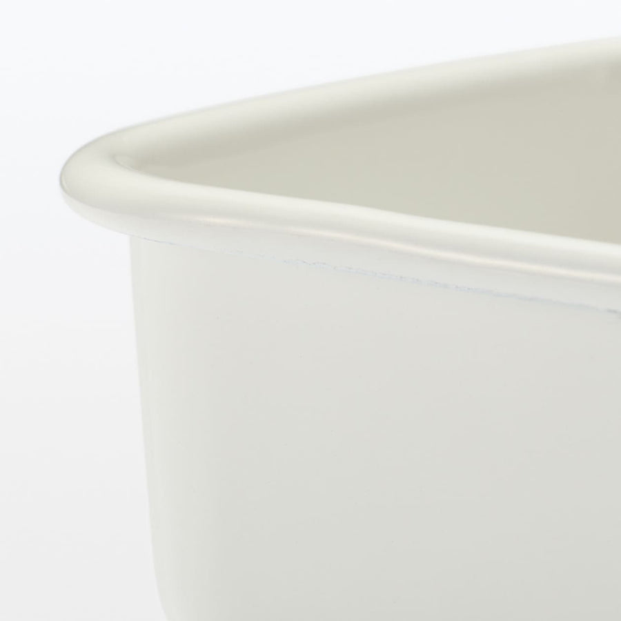 Enamel Storage Container (Lid sold separately) - MUJI Australia