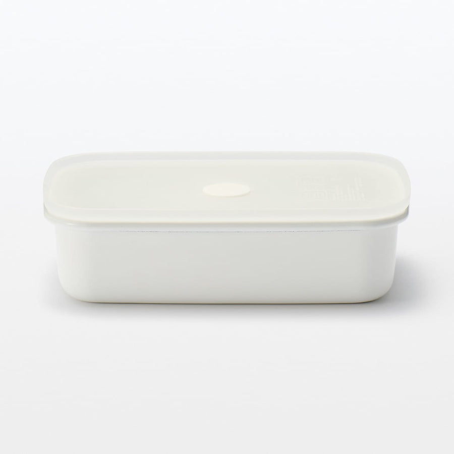 Enamel Storage Container (Lid sold separately) - MUJI Australia