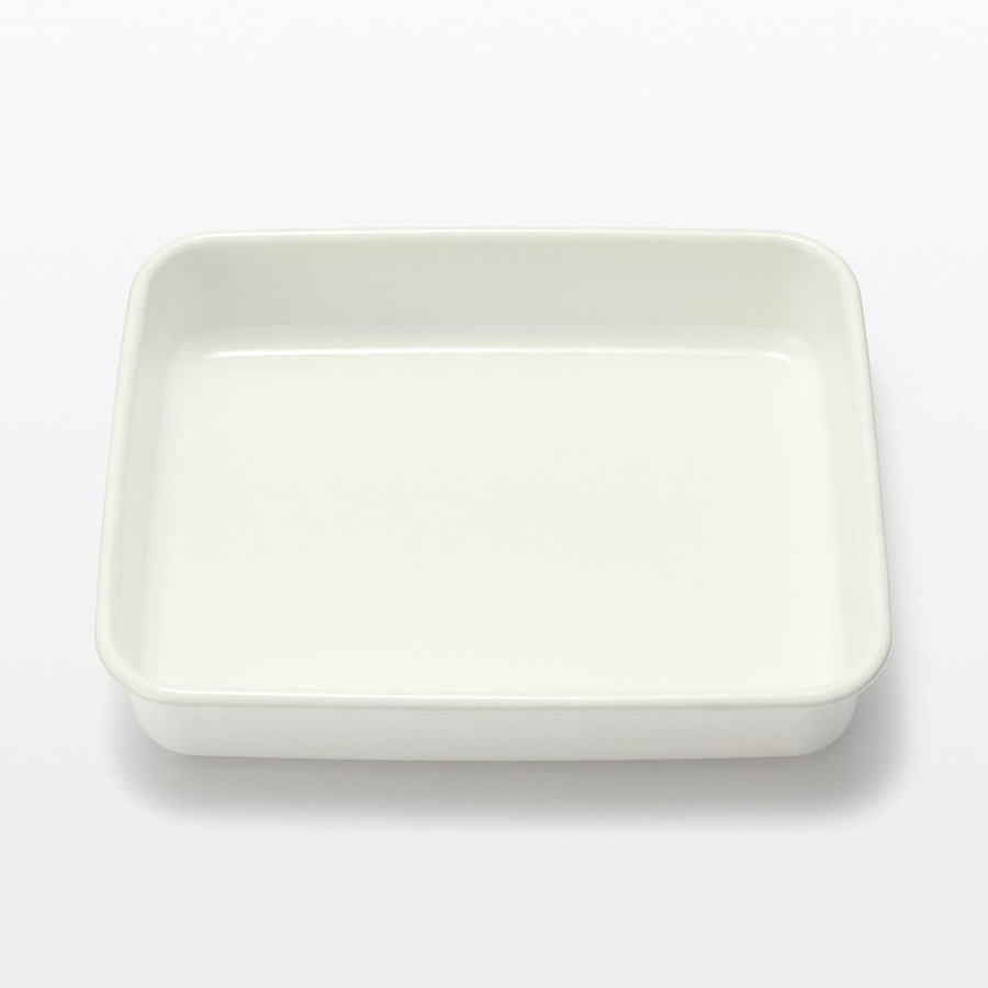 Enamel Storage Container (Lid sold separately) - MUJI Australia