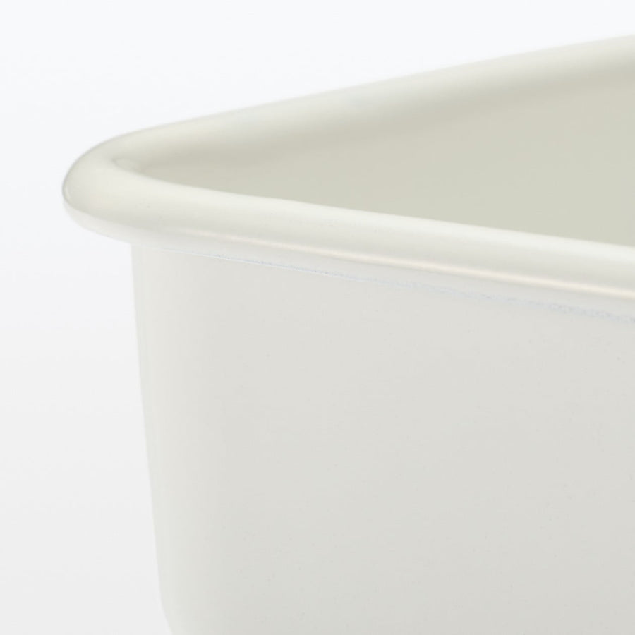 Enamel Storage Container (Lid sold separately) - MUJI Australia