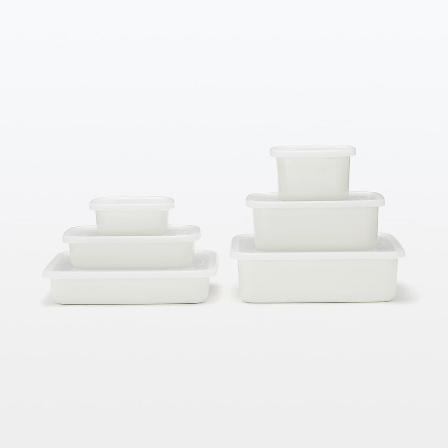 Enamel Storage Container (Lid sold separately) - MUJI Australia