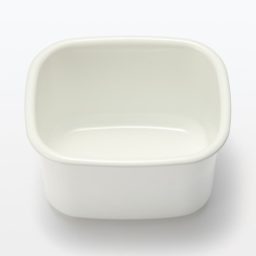 Enamel Storage Container (Lid sold separately) - MUJI Australia