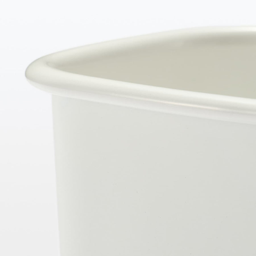 Enamel Storage Container (Lid sold separately) - MUJI Australia