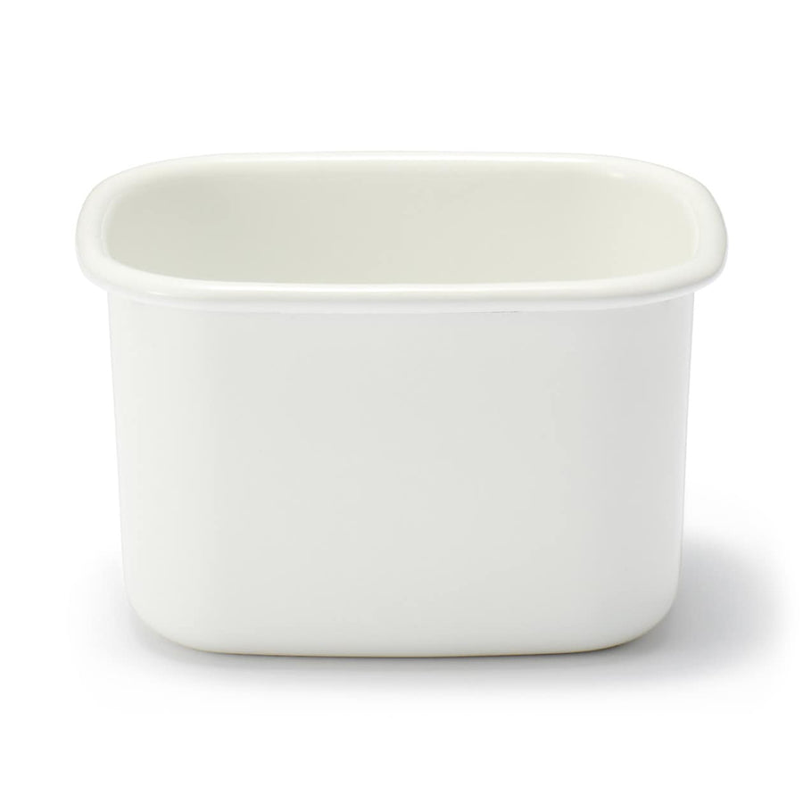 Enamel Storage Container (Lid sold separately) - MUJI Australia