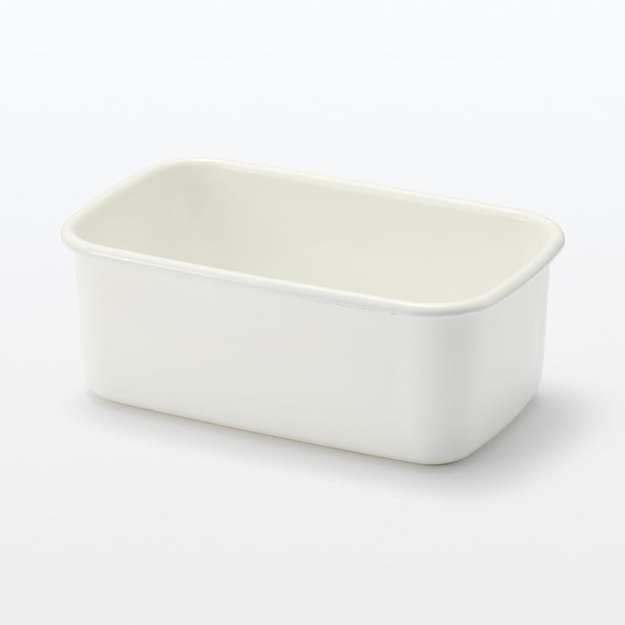 Enamel Storage Container (Lid sold separately) - MUJI Australia