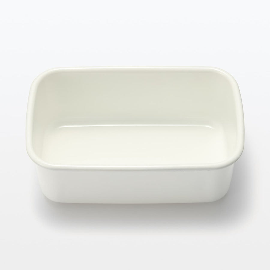 Enamel Storage Container (Lid sold separately) - MUJI Australia