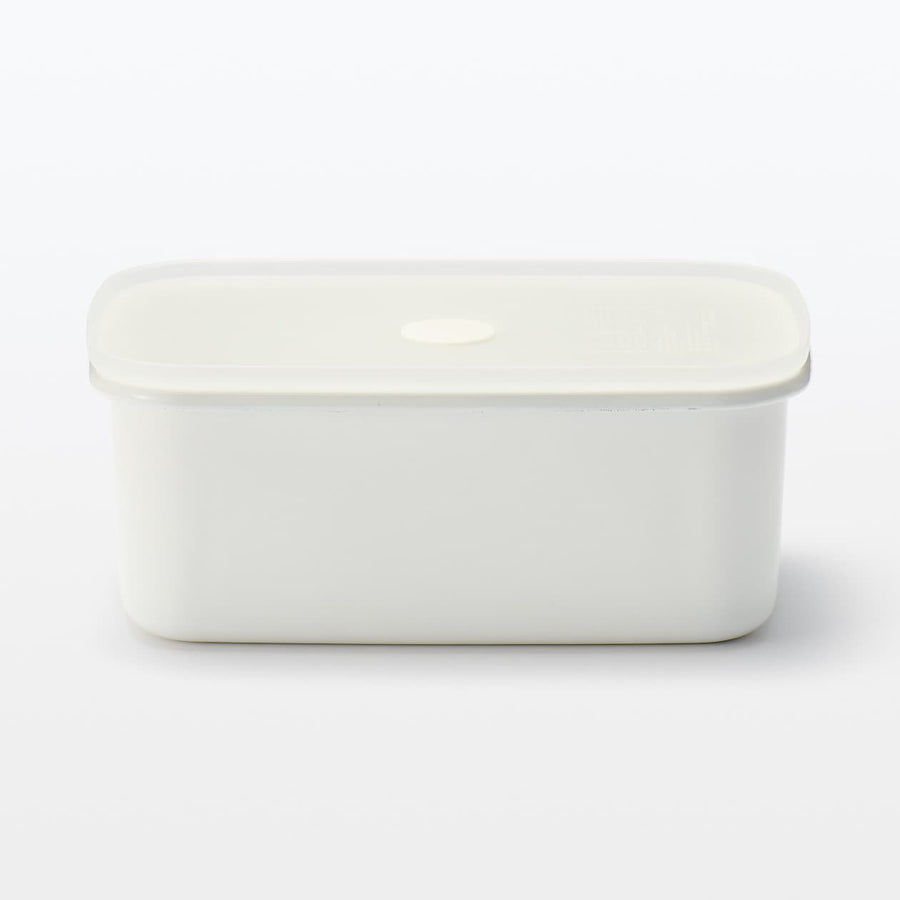 Enamel Storage Container (Lid sold separately) - MUJI Australia