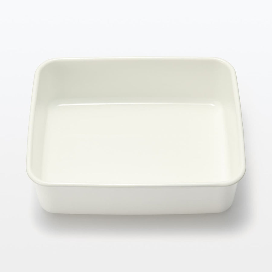 Enamel Storage Container (Lid sold separately) - MUJI Australia