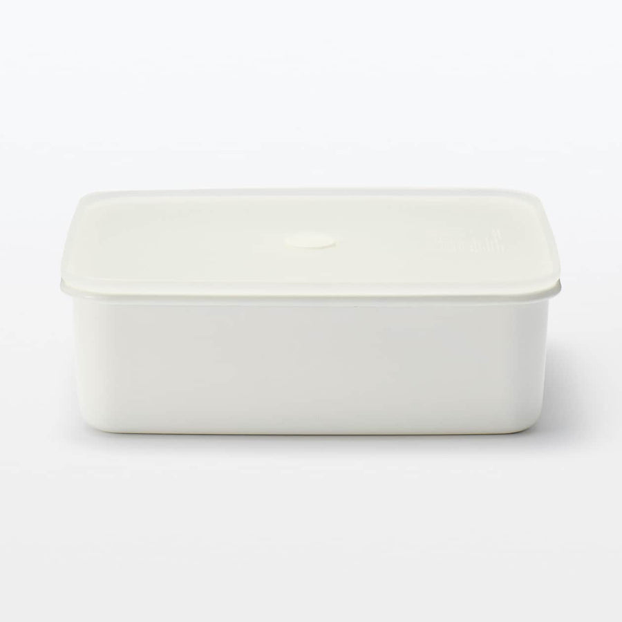 Enamel Storage Container (Lid sold separately) - MUJI Australia