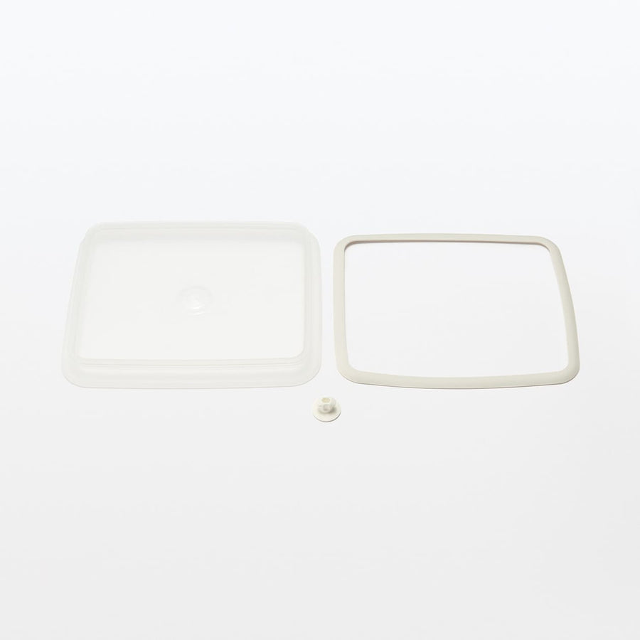 Enamel Container Airtight Lid with Valve - MUJI Australia