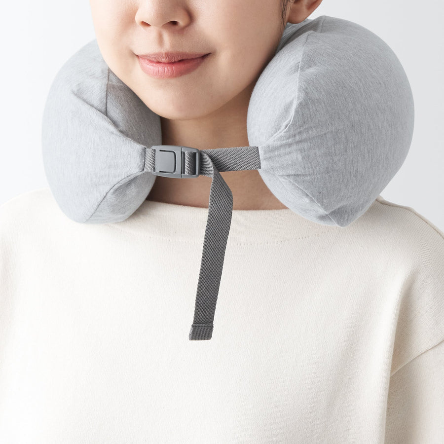 Fitted Cotton Travel Neck Cushion 64cm MUJI Australia