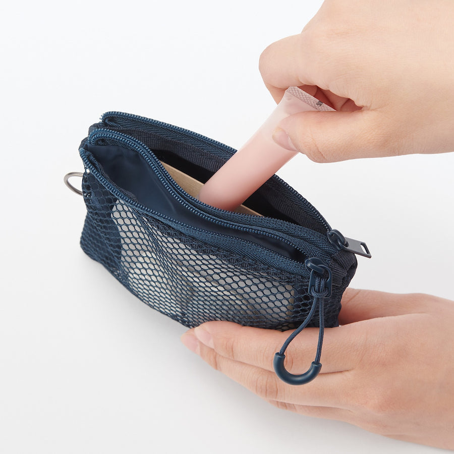 Compact Two Zipper Travel Pouch MUJI Australia