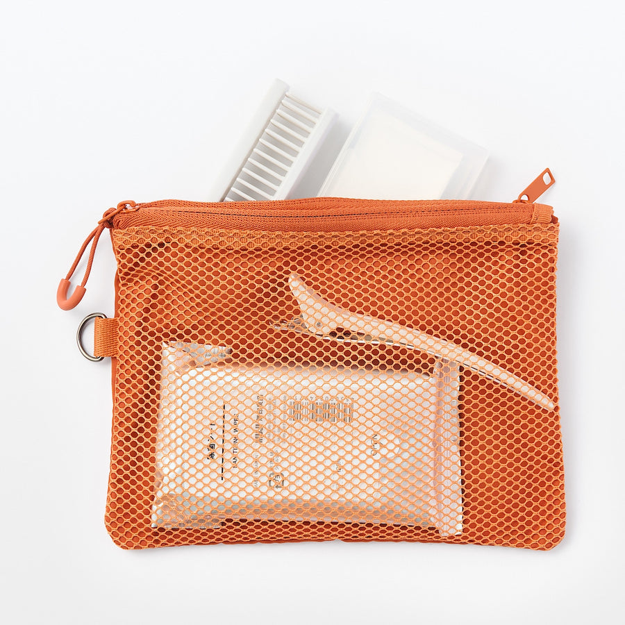 Compact Two-Zipper Travel Pouch