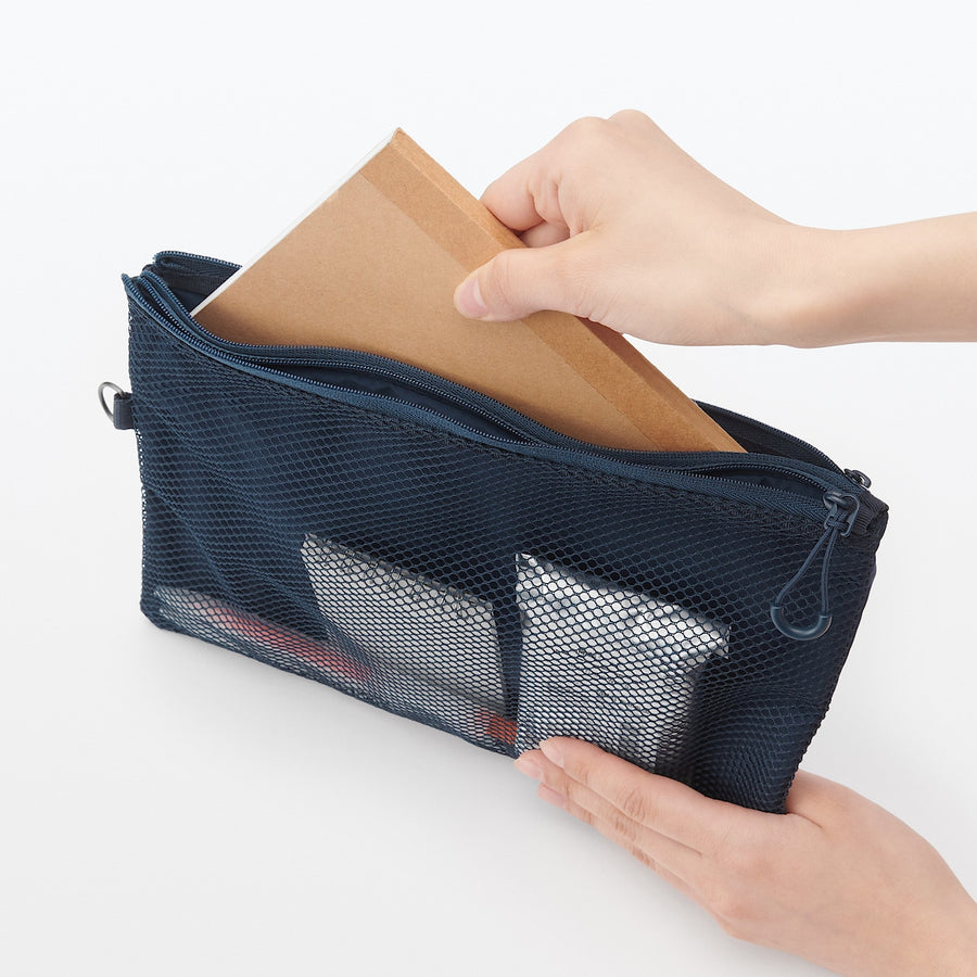 Compact Two-Zipper Travel Pouch