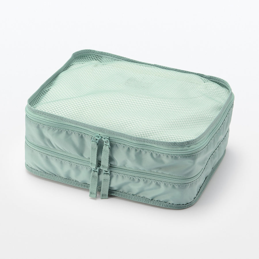 Polyester Travel Gusset Case - Double Tier