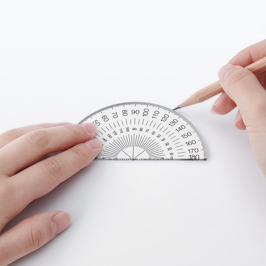 Acrylic Semi-Circle Protractor - MUJI Australia