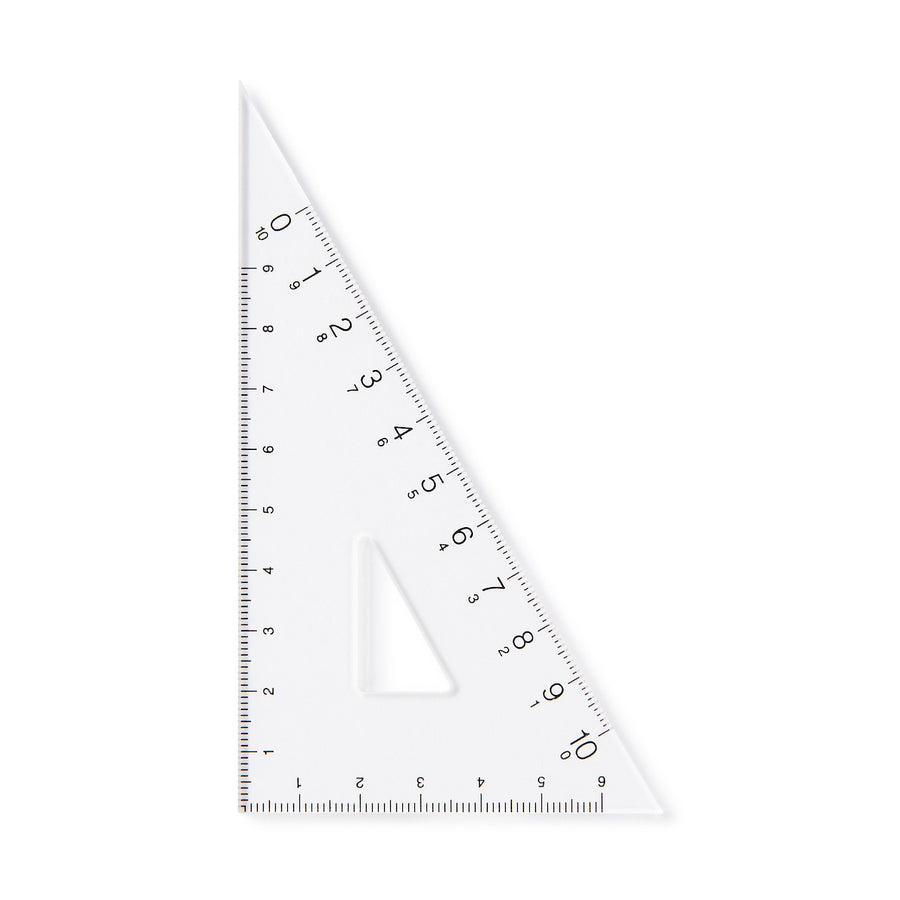 Triangular Set Square Buy MUJI Acrylic Triangular Set Square - 30/60 Degrees