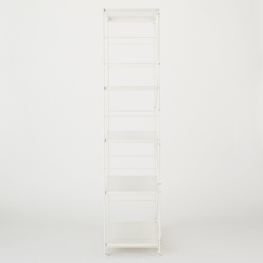 Steel unit shelf Steel shelf set Wide L Light grey