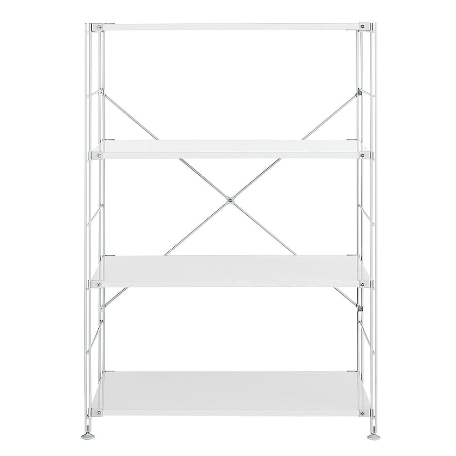 Steel unit shelf Steel shelf set Wide M Light grey