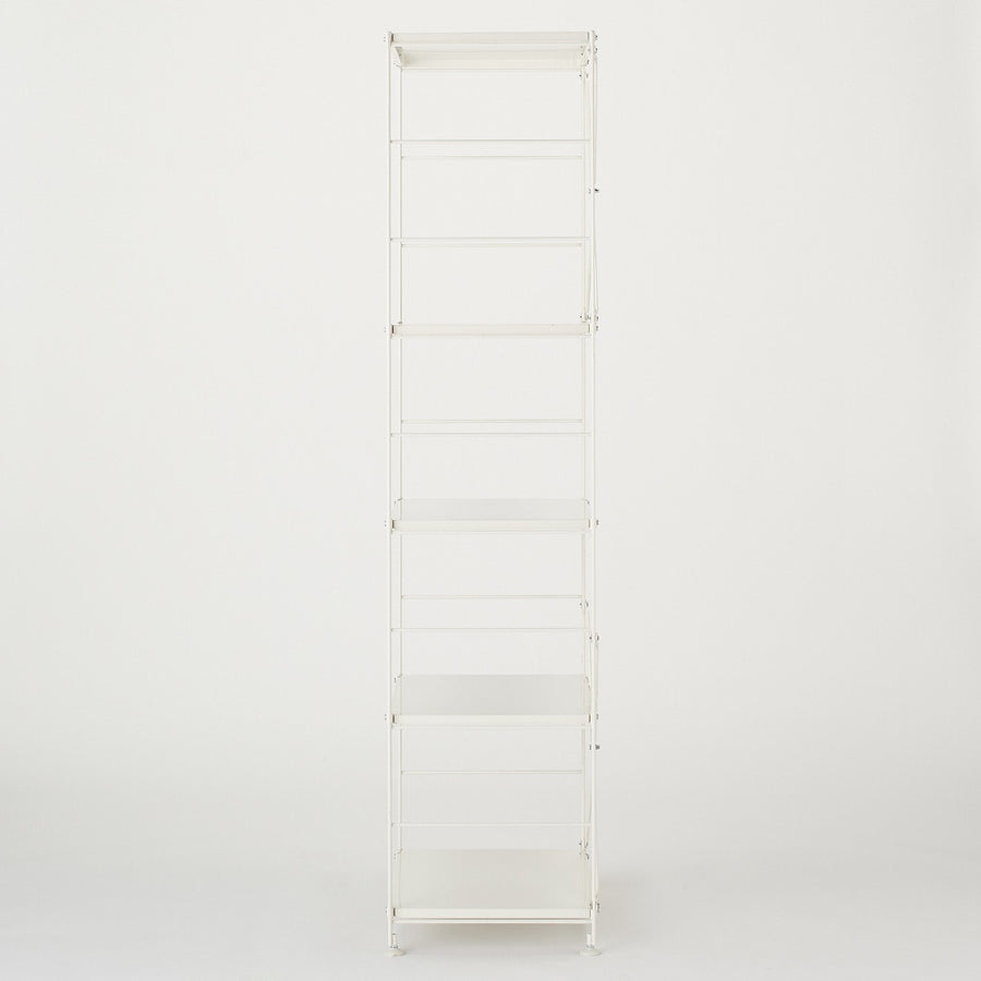 Steel unit shelf Steel shelf set L Light grey