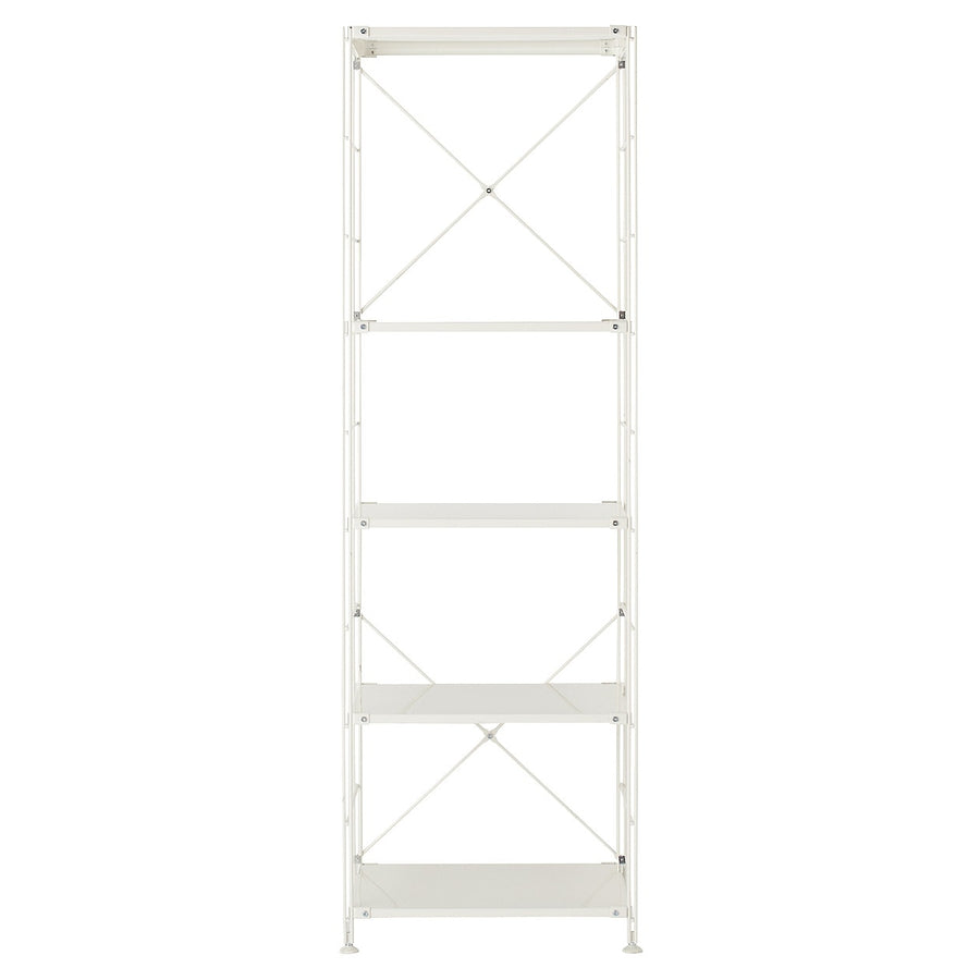 Steel unit shelf Steel shelf set L Light grey