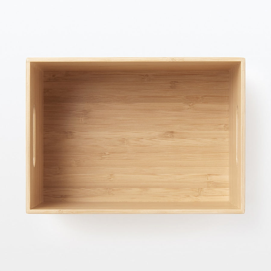 Buy MUJI Stackable Rectangular Bamboo Box - 1/2 Medium