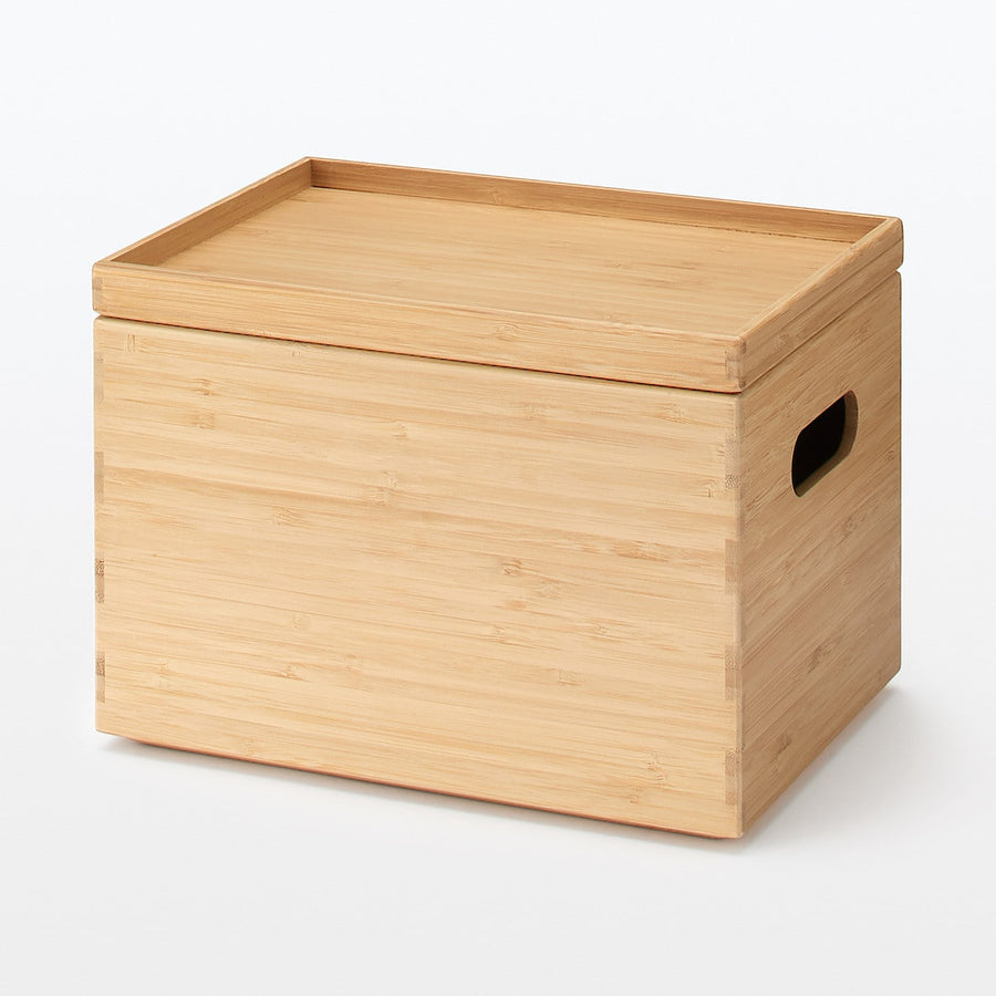 Buy MUJI Stackable Rectangular Bamboo Box - 1/2 Medium
