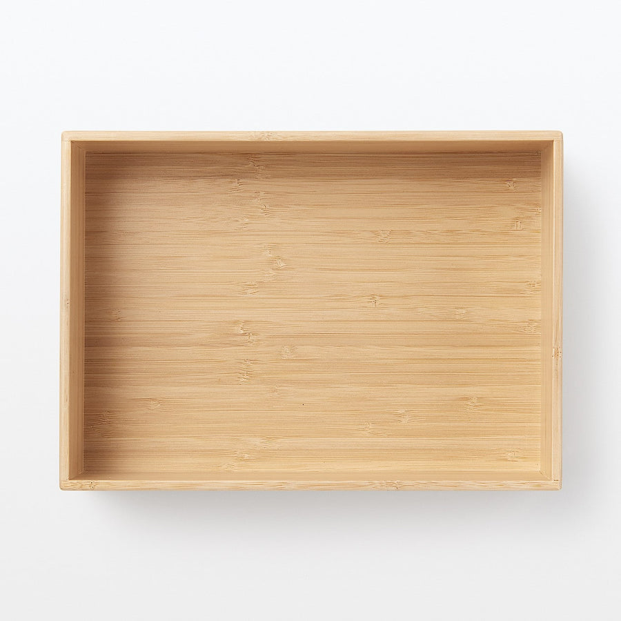 Buy MUJI Stackable Rectangular Bamboo Box - 1/2 Small
