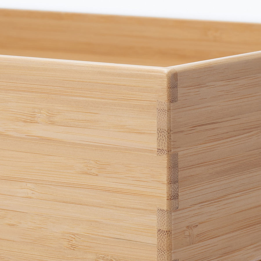 Buy MUJI Stackable Rectangular Bamboo Box - 1/2 Small