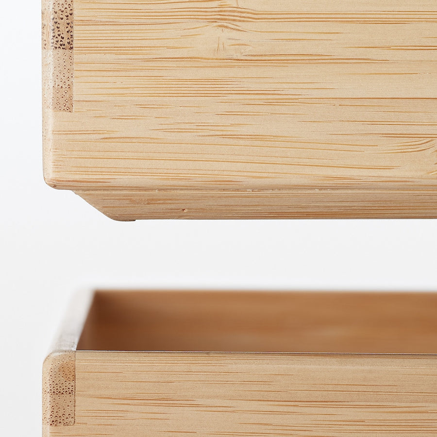 Buy MUJI Stackable Rectangular Bamboo Box - 1/2 Small