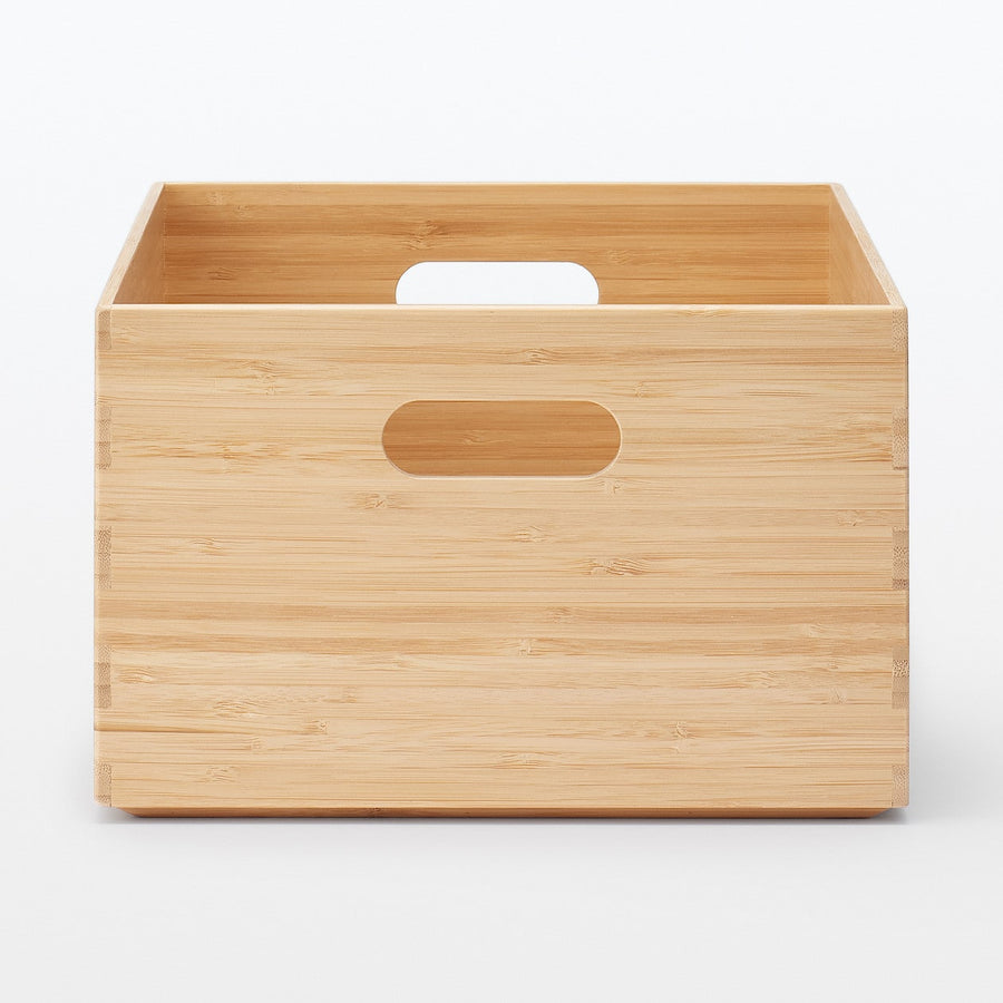Stackable Rectangular Bamboo Box - Medium